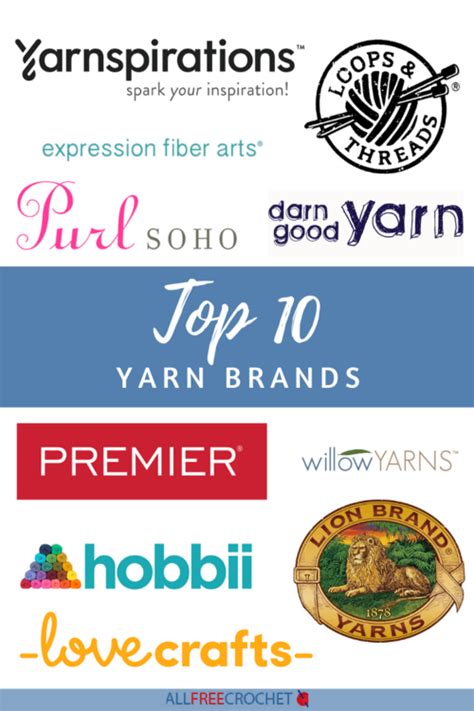 Top 10 Yarn Companies | AllFreeCrochet.com