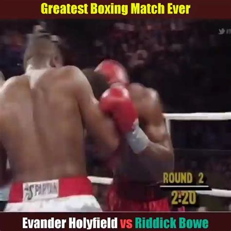 Evander Holyfield vs Riddick Bowe 👊 Greatest Boxing Match Ever ...