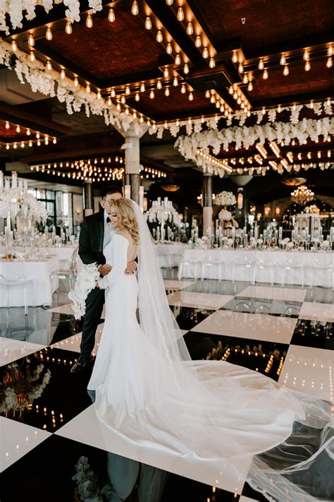 Glamorous All-White Wedding Reception by Erika Geier Photography ...