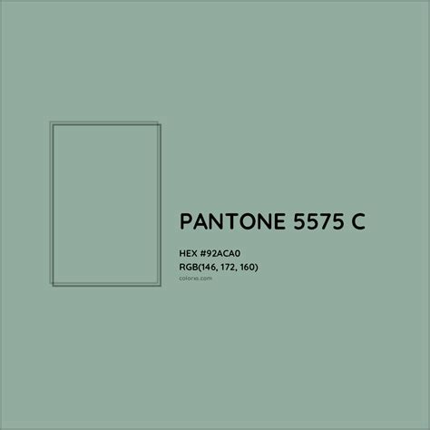 PANTONE 5575 C Complementary or Opposite Color Name and Code (#92ACA0) - colorxs.com