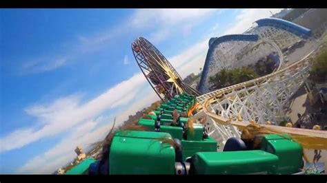 California Screamin' Roller Coaster - California Adventure - 4K POV 2016 - Disneyland - YouTube