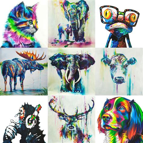 Abstract Paintings Of Animals