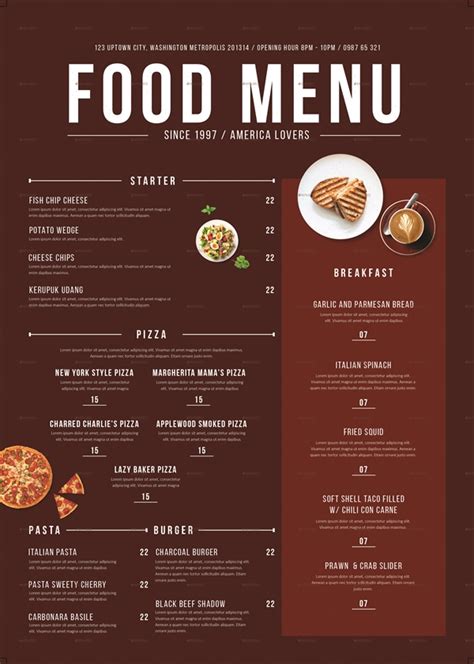 49+ Creative Restaurant Menu Design Ideas That Will Trick People To Order More | Restaurant menu ...