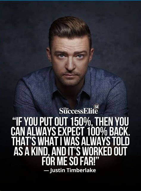 Top 30 Inspiring Justin Timberlake Quotes To Challenge Yourself