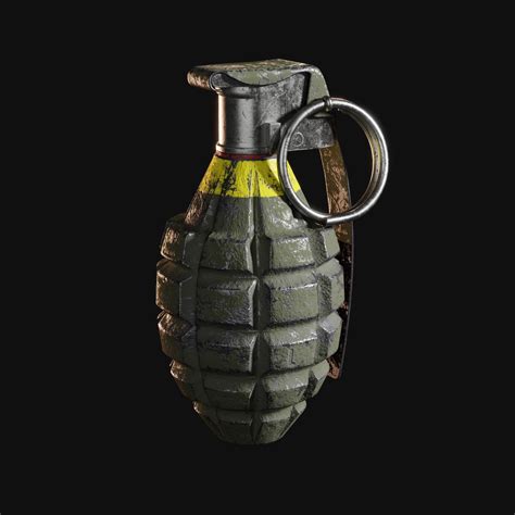 Mk 2 Grenade Model - TurboSquid 2102318