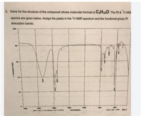 3. Solve for the structure of the compound whose molecular formula is ...