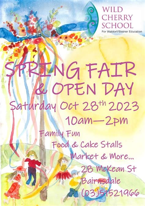 2023 Spring Fair and Open Day! – Wild Cherry School