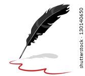 Ink & Feather Quill Clipart Free Stock Photo - Public Domain Pictures