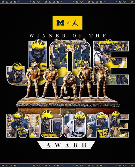 Michigan Football Offensive Line Wins Joe Moore Award Again - Sports ...