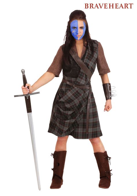 Braveheart Warrior Costume for Women