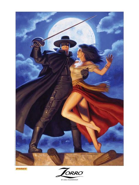 Dynamite® Zorro High Quality Lithograph!