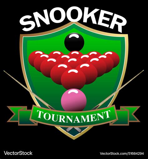 Snooker logo design Royalty Free Vector Image - VectorStock