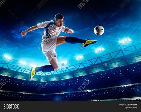 Soccer Player Action Image & Photo (Free Trial) | Bigstock