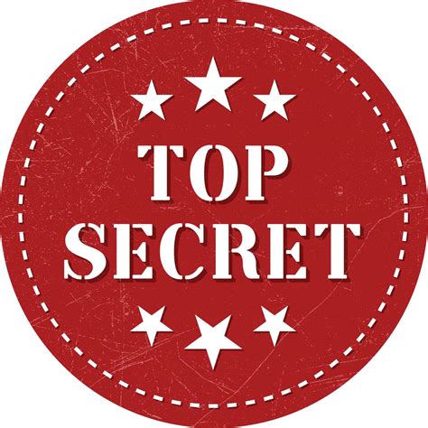 Top Secret Stamp, Confidential Badge, Top Secret Vector, Confidential Stamp, Vector Illustration ...