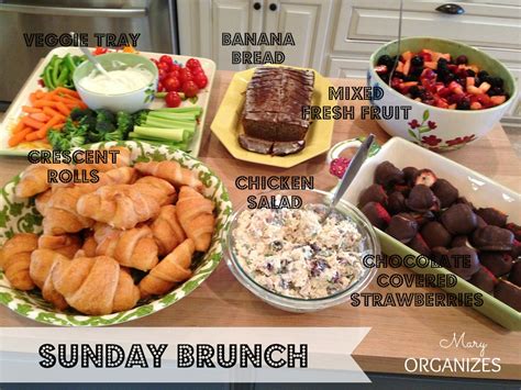 Sunday Brunch Menu - creatingmaryshome.com