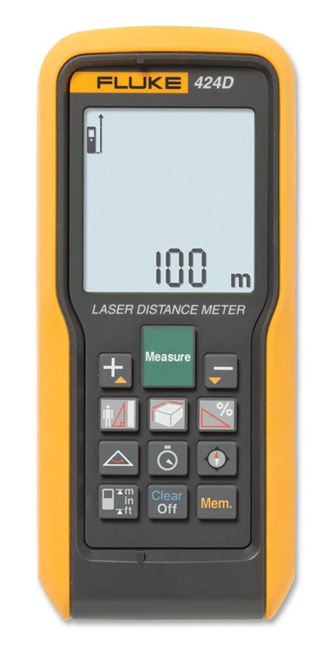 FLUKE 424D - Fluke - Laser Distance Meter, 100m (330ft), ± 1mm (± 0.04")