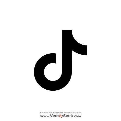 Tiktok Line Icon Logo Vector - (.Ai .PNG .SVG .EPS Free Download)