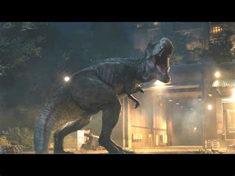 Jurassic World 2 Rexy In the last battle scene in jurassic world after ...