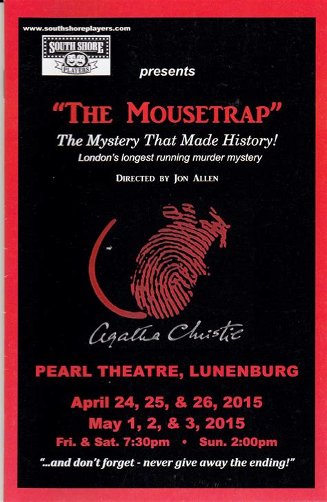 The Mousetrap | South Shore Players