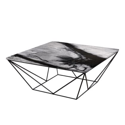 Marble Coffee Table - Square Geo