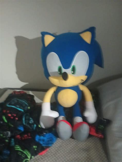 Just won the biggest Sonic plush ever at the BIG E TONIGHT ...