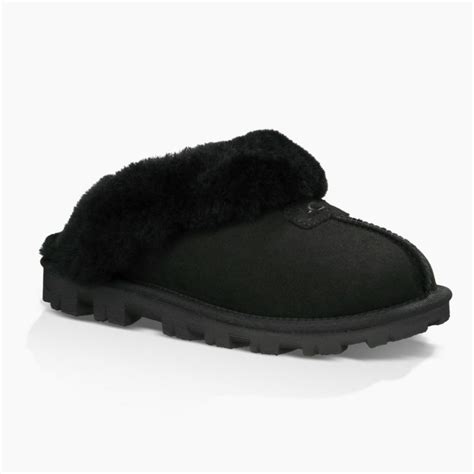 UGG Women's Coquette Clog Slippers Black | Laurie's Shoes