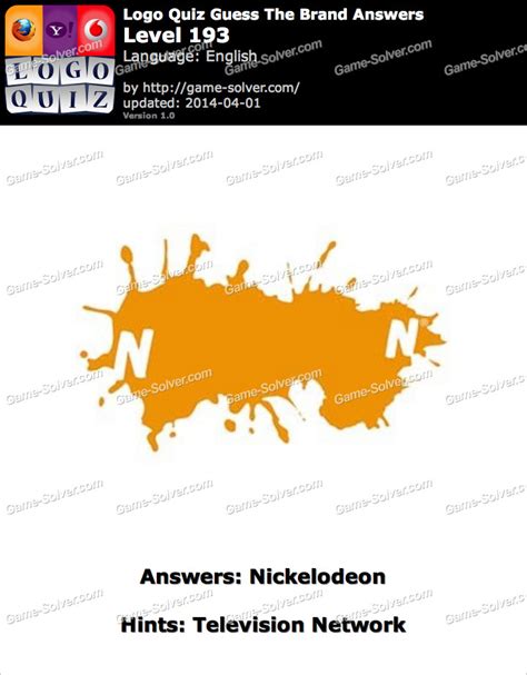 Logo Quiz Television Network • Game Solver