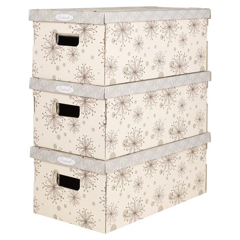 3 Underbed Storage Boxes With Handles Lids Clothes Collapsible Lightweight | eBay
