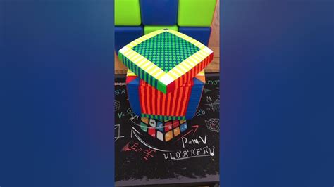 Most satisfying pattern on the biggest Rubik’s cube 21x21 #shorts - YouTube