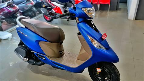 2023 TVS Scooty Zest 110 Matte Blue | Walkaround Review - YouTube