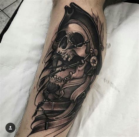 Pirate skull tattoo by jason_james_tattoos Pirate Skull Tattoo Designs, Pirate Skull Tattoos ...