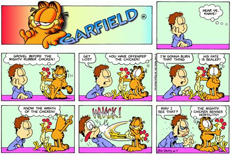 Garfield | Daily Comic Strip on June 7th, 1998 | Funny comics, Garfield comics, Garfield and odie