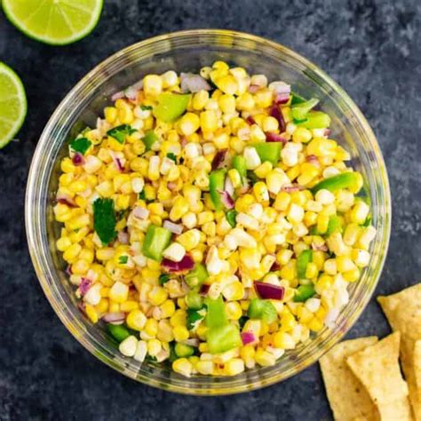 Fresh Corn Salsa Recipe - Build Your Bite