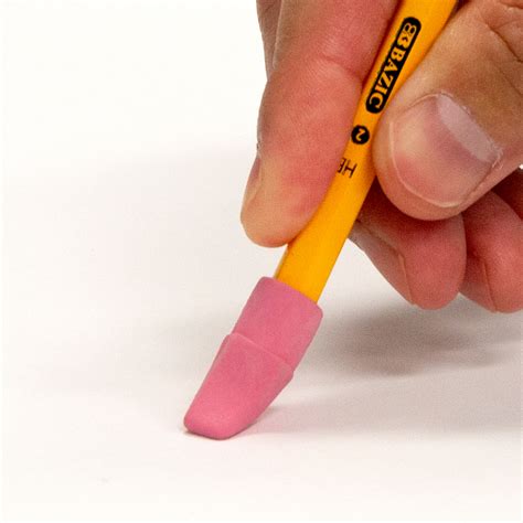 BAZIC Pink Eraser Top (20/Pack) Bazic Products