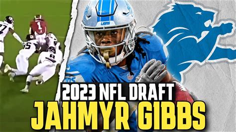 Jahmyr Gibbs Highlights & Analysis | NFL Draft 2023 - Win Big Sports