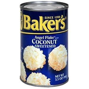 Amazon.com : Baker's Angel Flake, 3.5-Ounce Packages (Pack of 24) : Coconut Flakes : Grocery ...