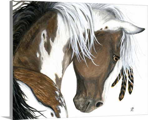 Tri Colored Paint Horse Wall Art, Canvas Prints, Framed Prints, Wall ...