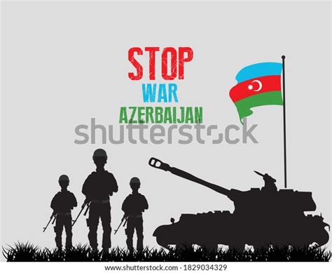 Illustration Armed Military Conflict War Confrontation Stock Vector ...