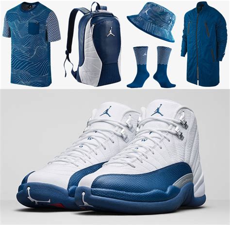 Air Jordan 12 French Blue Clothing | SportFits.com