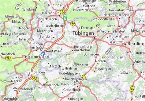 MICHELIN Rottenburg am Neckar map - ViaMichelin