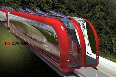 Solar-Powered Maglev Train