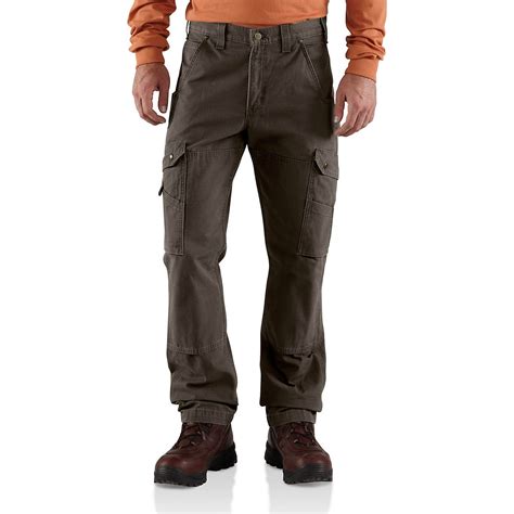 Carhartt Men's Cotton Ripstop Relaxed Fit Double-Front Cargo Work Pants ...