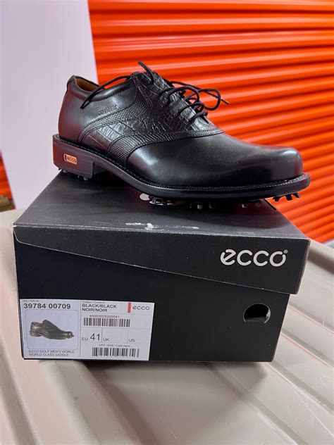 Men's Ecco World Class Golf Shoes, Black- Size 7-7.5 – Sell My Stuff ...