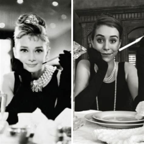 Can't tell who is who? Neither can we! 😱Danielle H. truly captured the classy and iconic Audrey ...