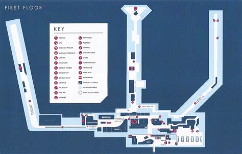 Glasgow Airport (GLA) terminal map (first floor) - 2017 | Flickr