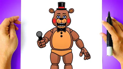 How to DRAW TOY FREDDY - Five Nights at Freddy's - [ How to DRAW FNAF Characters ] step by step ...