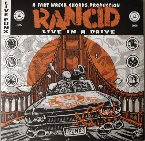 Rancid – Live In A Drive – Vinyl (Clear orange, LP, Unofficial Release) + Vinyl (Magenta, LP ...