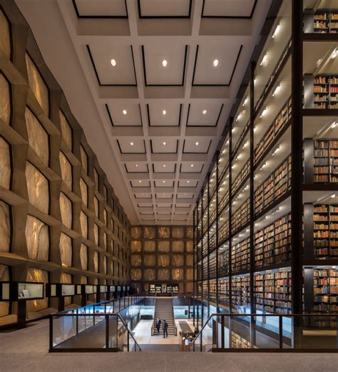 The rare book library at Yale features architectural geometry – Analog ...