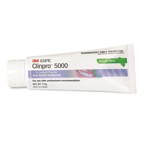 Clinpro 5000 1.1% Sodium Fluoride Anti-Cavity Toothpaste 113g ...