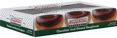 Krispy Kreme Chocolate Iced Glazed Doughnuts - 6 ea, Nutrition Information | Innit